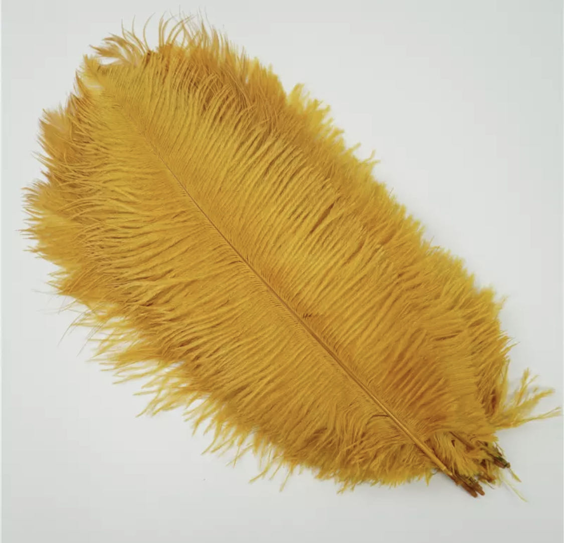 piuma di struzzo.10pezzi piume lunghezza 27-30cm per capello matrimonio